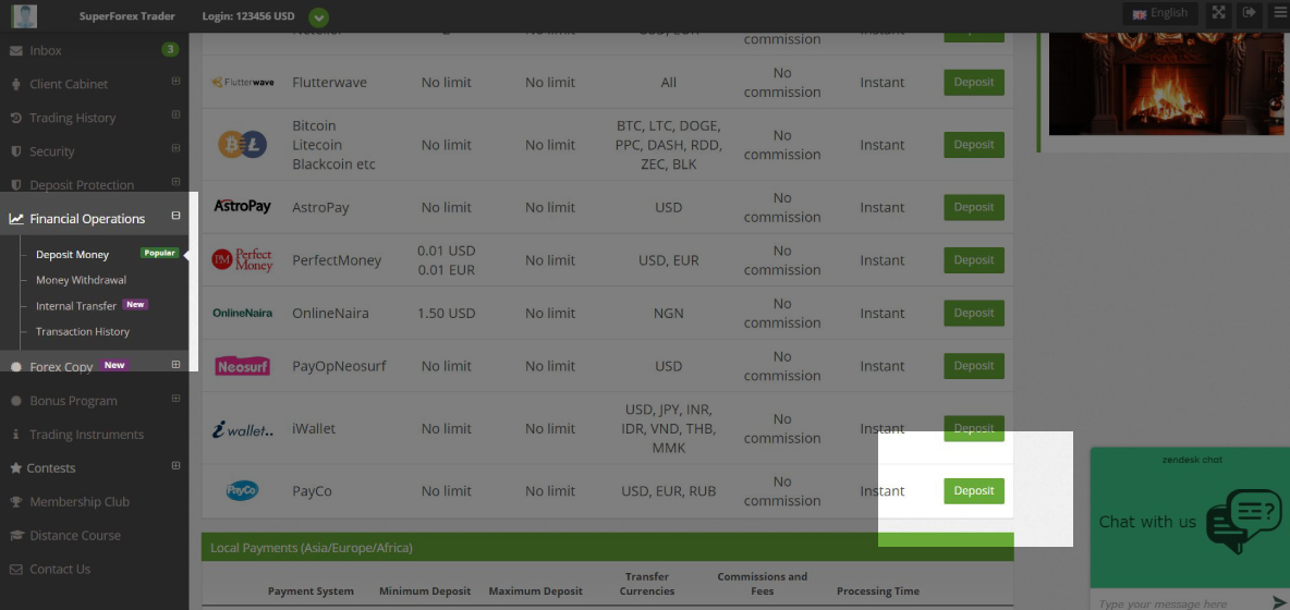 how-to-make-a-deposit-payco-superforex-mt4-account